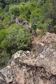 France, Var, between Bagnols en Foret and Roquebrune sur Argens, hike in the Gorges du Blavet