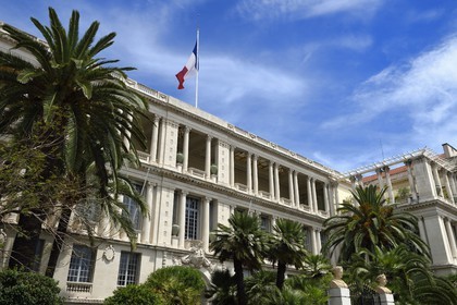 France, Alpes-Maritimes (06), Nice, vieille ville, ancien Palais des Ducs de Savoie transformé et devenu la préfecture