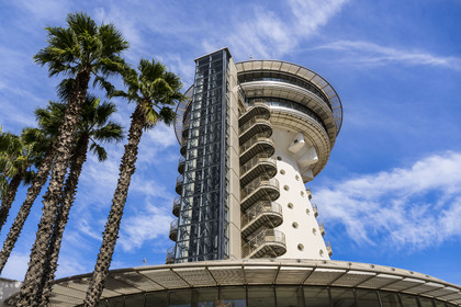 France, Hérault (34), Palavas-Les-Flots, le Phare de la Méditerranée, tour d'observation de 43 mètres issue de la transformation de l'ancien chateau d'eau