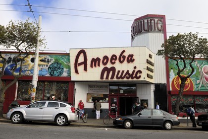 United States, California, San Francisco, formerly Hippie district of Haight-Ashbury, the famous Amoeba music store