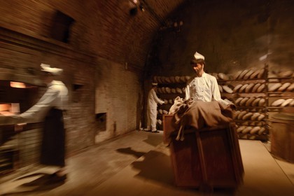 France, Meuse, Verdun, Underground Citadel, underground command post during the First World War where more than ten thousand men lived