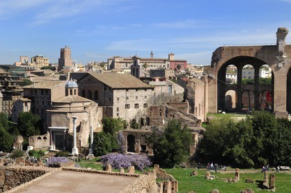 Italy, Lazio, Rome, historical center listed as World Heritage by UNESCO, the Roman Forum