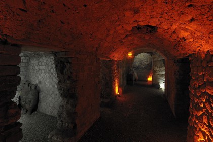 France, Aude (11), Narbonne, l' horreum (entrepôt romain)