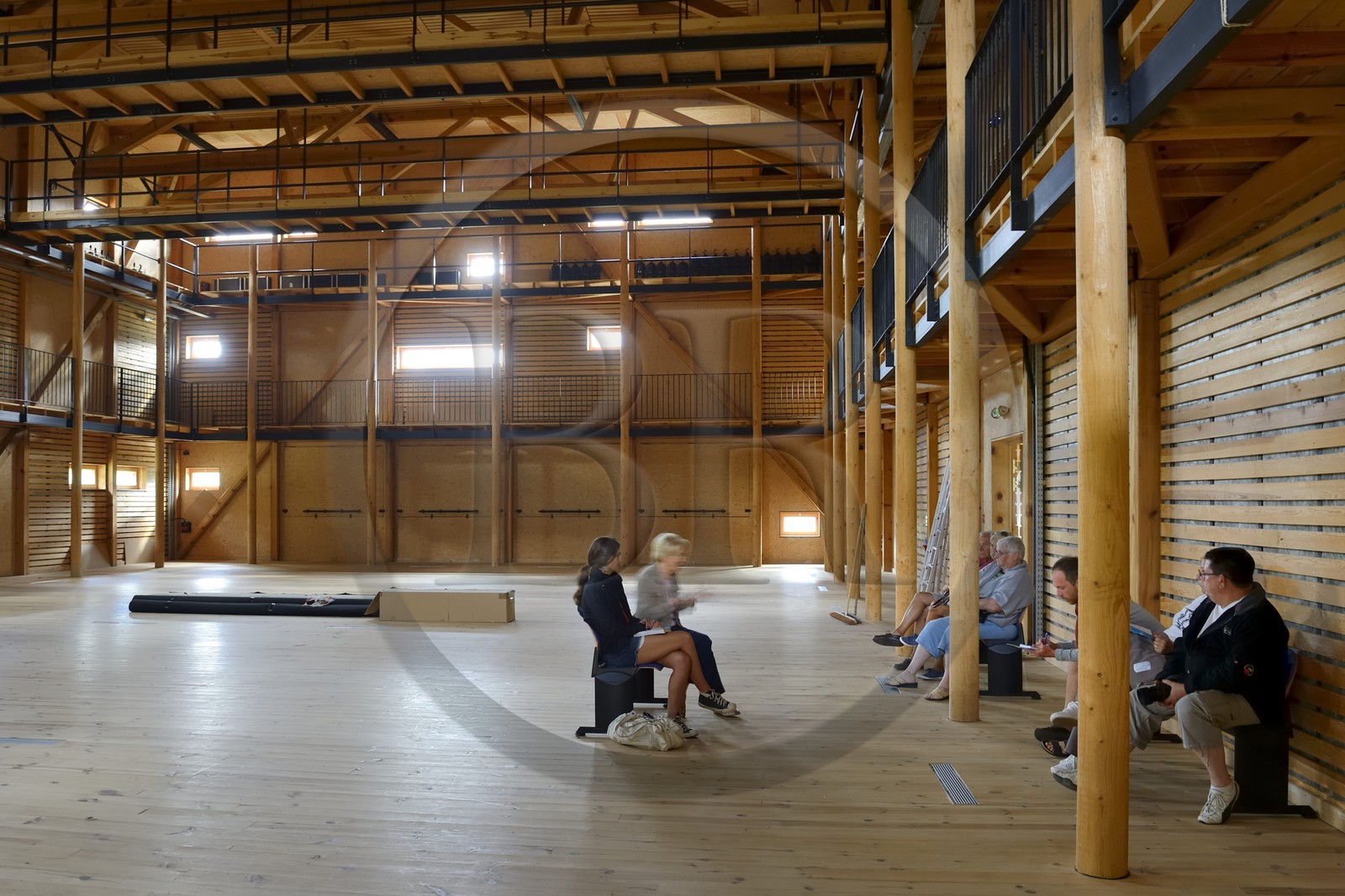 France, Haute-Corse (2B), Balagne, Le Giussani, Pioggiola, l'espace culturel (théâtre, danse, lecture, cirque) de la Stazzona (la Forge) accueille l’Aria, l’association du comédien Robin Renucci