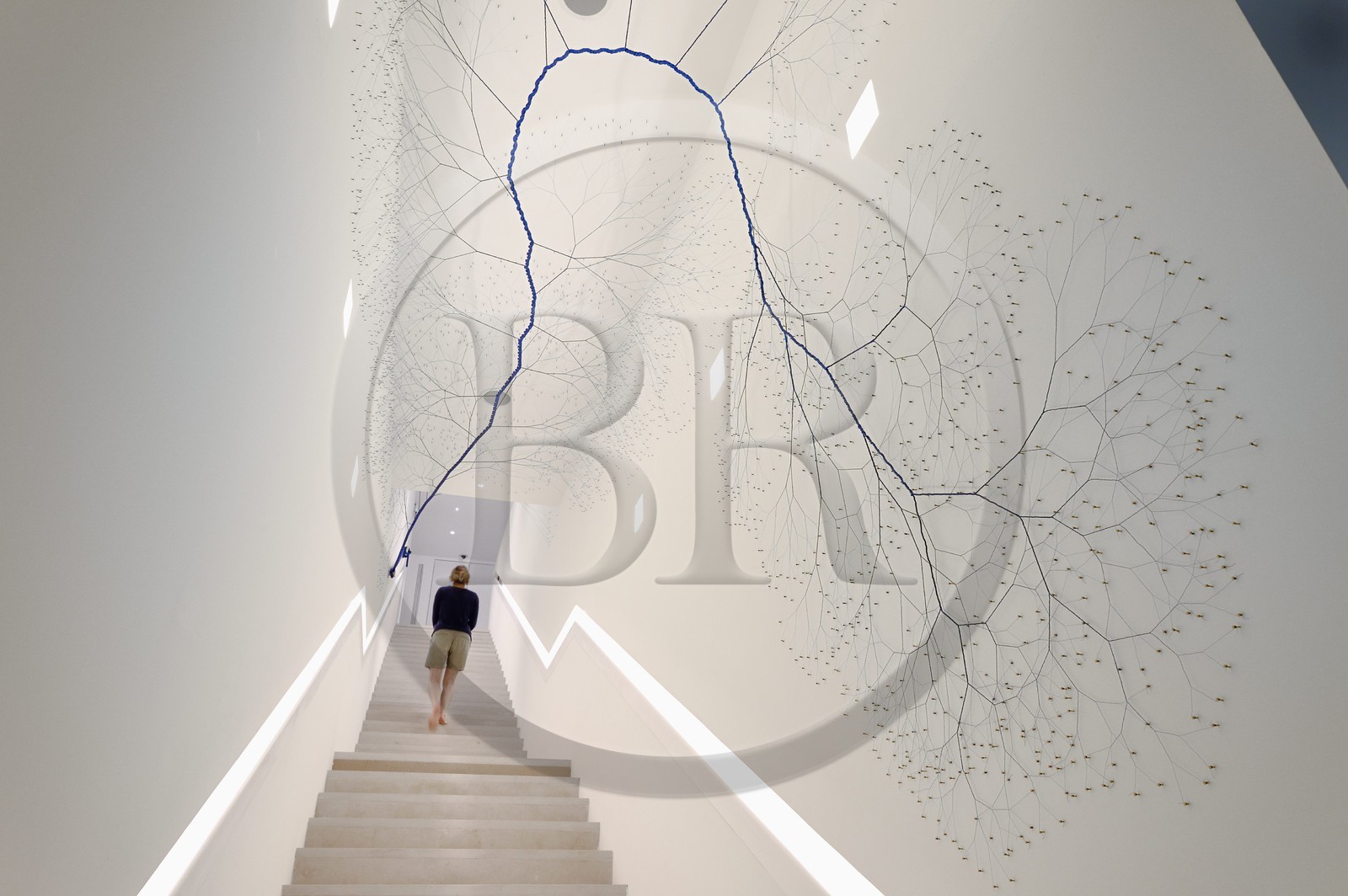 France, Var (83), Iles d'Hyères, parc national de Port Cros, Ile de Porquerolles, la Fondation Carmignac, Ciclotrama 50 (wind) (2018) de Janaina Mello Landini