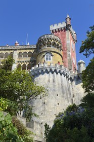 Portugal, région de Lisbonne, Sintra, le Palais national de Pena (Palacio Nacional da Pena), classé Patrimoine Mondial de l'UNESCO