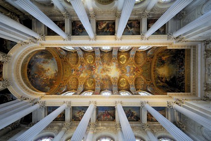 France, Yvelines, Chateau de Versailles, listed as World Heritage by UNESCO, the Royal Chapel, the chapel vault