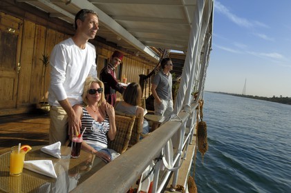 Egypt, Upper Egypt, cruise on Nile River between Luxor and Aswan, Steam Ship Sudan