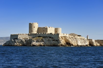 France, Bouches du Rhone, Marseille, Calanques National Park, archipelago of Frioul islands, the Chateau d'If