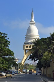 Sri Lanka, Western Province, Colombo District, Colombo Fort, the Sambodhi Chaithya Buddhist temple