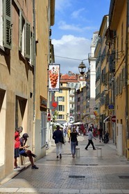 France, Var, Toulon, pedestrian Alezard street