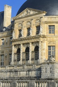 France, Seine-et-Marne (77), Maincy, le château de Vaux-le-Vicomte, la façade sud