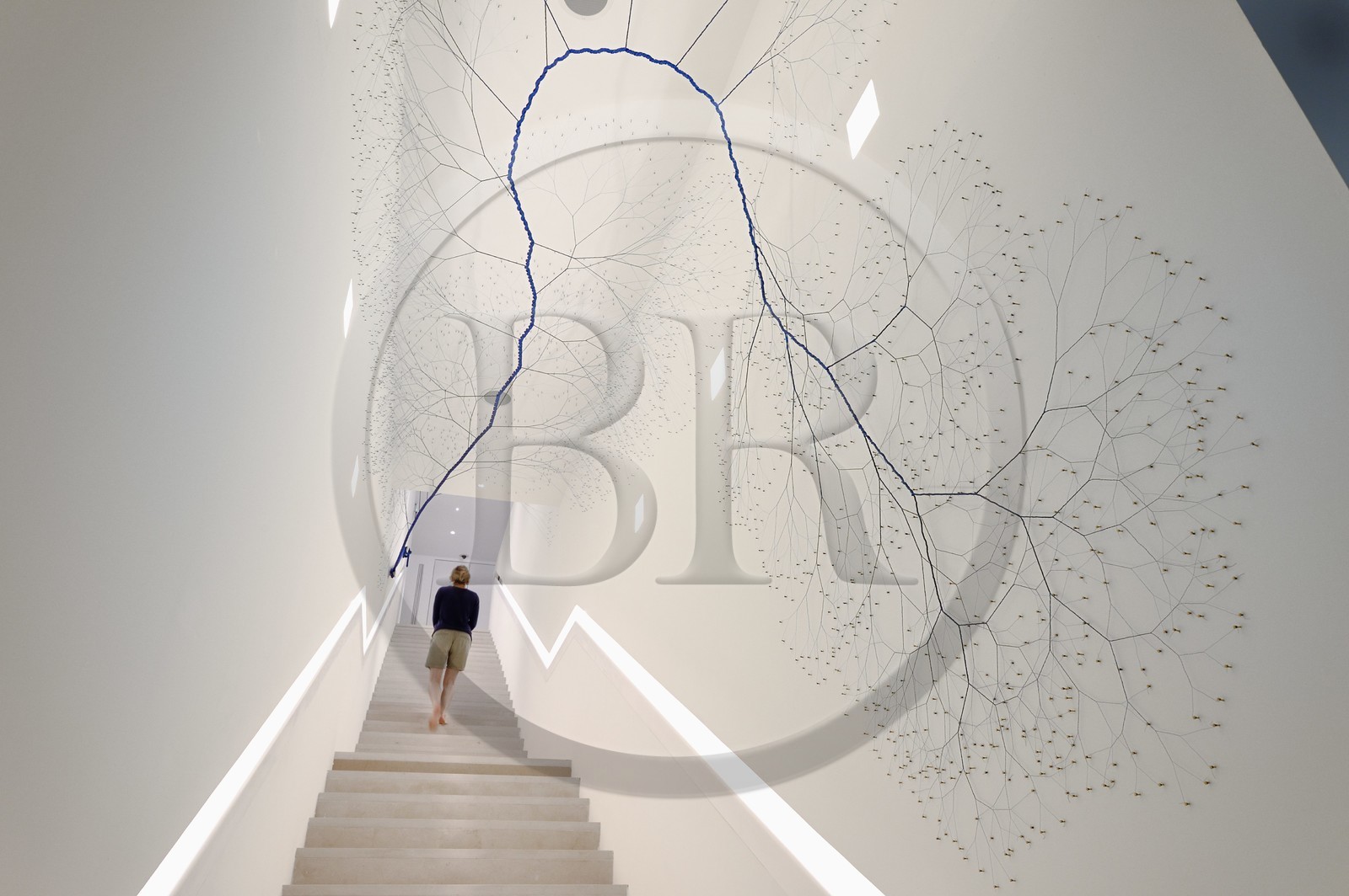 France, Var (83), Iles d'Hyères, parc national de Port Cros, Ile de Porquerolles, la Fondation Carmignac, Ciclotrama 50 (wind) (2018) de Janaina Mello Landini