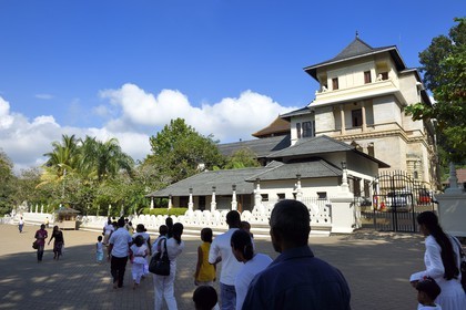 Sri Lanka, center province, Kandy, Temple of the Buddha Tooth (Sri Dalada Maligawa)