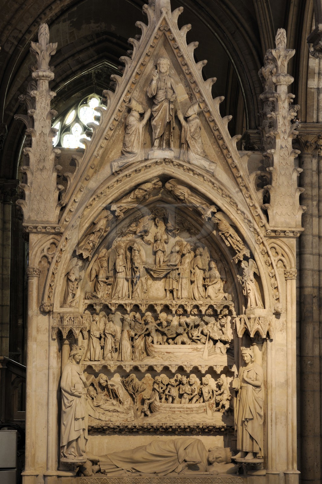 France, Seine Saint Denis, Saint Denis, the Saint Denis Basilica, tomb of Dagobert I