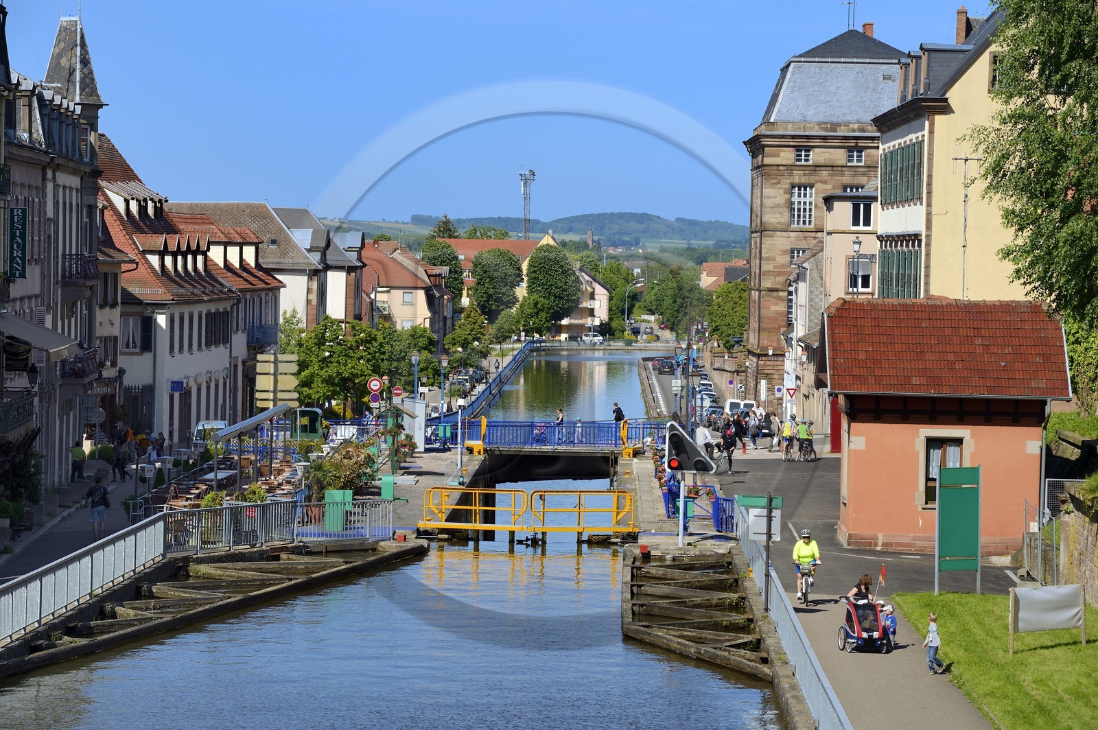 France, Bas Rhin, Saverne, channel from the Marne river to the Rhine river