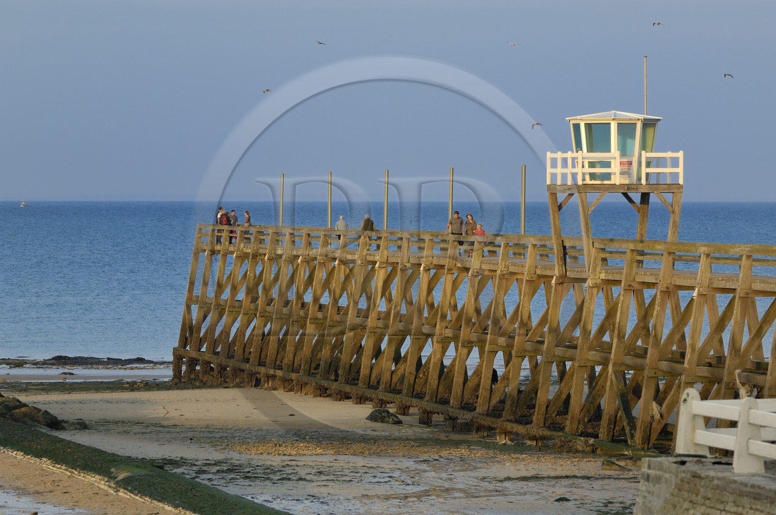 France, Calvados, Cote de Nacre, Luc sur Mer, the fishermen's pier