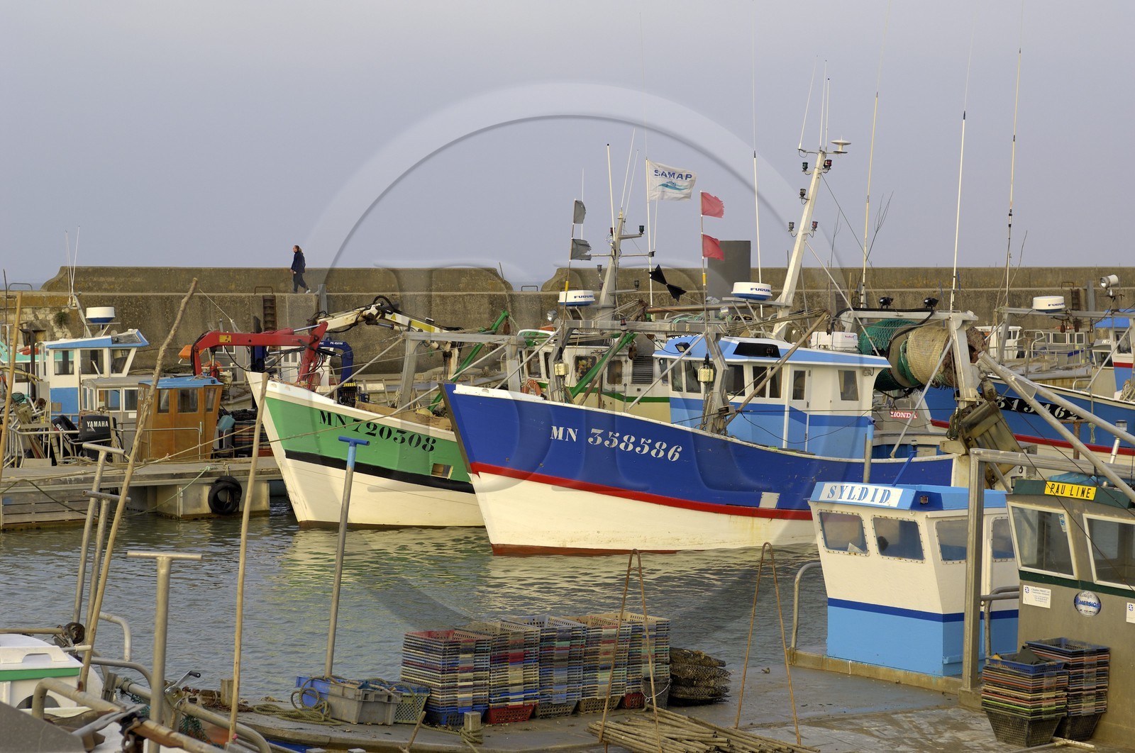 France, Charente-Maritime (17), bassin de Marennes-Oléron, Bourcefranc-le-Chapus, le port France, Charente-Maritime (17), bassin de Marennes-Oléron, Bourcefranc-le-Chapus, le port