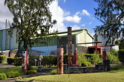 France, Reunion island (French overseas department), Saint Pierre, estate of the Isautier distillery, the industrial buildings