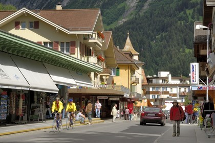 Switzerland, Canton of Bern, Bernese Oberland, Grindelwald, main street