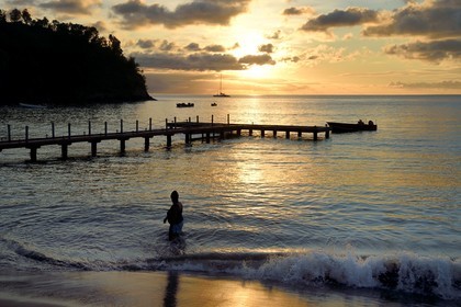 Caraïbes, Ile de la Dominique, Toucari Bay au nord de Portsmouth