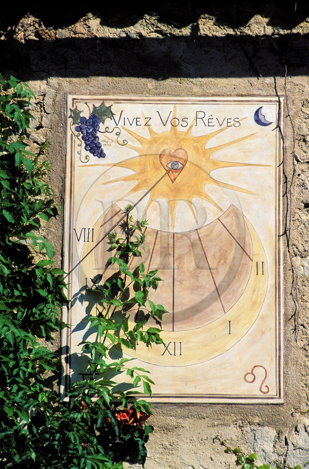 France, Var (83), Provence Verte, village de Bras vers Saint-Maximin-la-Sainte-Baume, la maison d'hôtes Le Peyrourier, une campagne en Provence