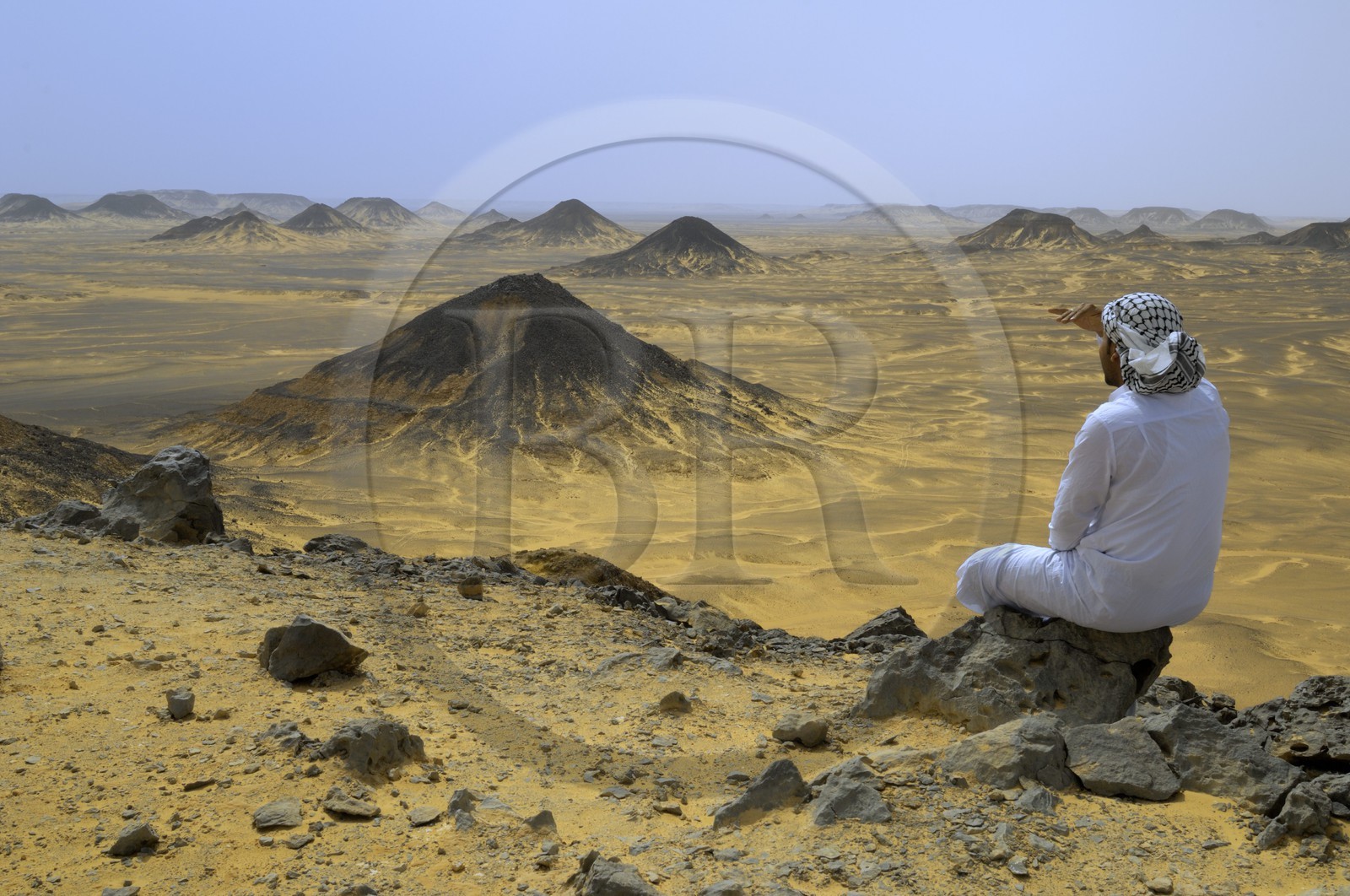 Egypte, Basse Egypte, désert libyque, region de l'oasis de Bahareyya, le Désert Noir