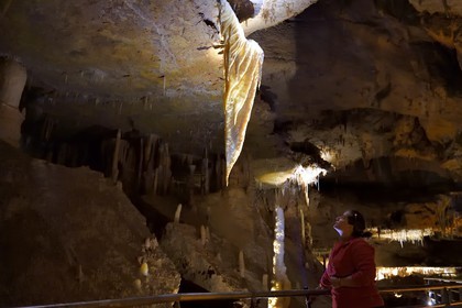 France, Dordogne, Périgord Noir, Tourtoirac cave
