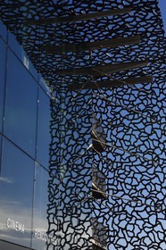 France, Bouches-du-Rhône (13), Marseille, MuCEM (Musée des civilisations de l'Europe et de la Méditerranée) par les architectes Rudy Ricciotti et R. Carta
