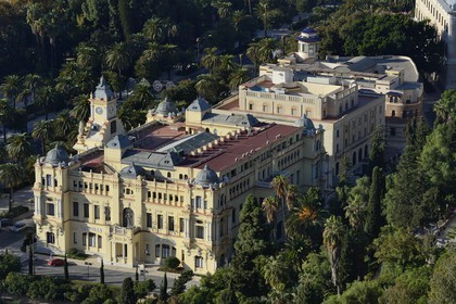 Espagne, Andalousie, Malaga, l'hôtel de ville