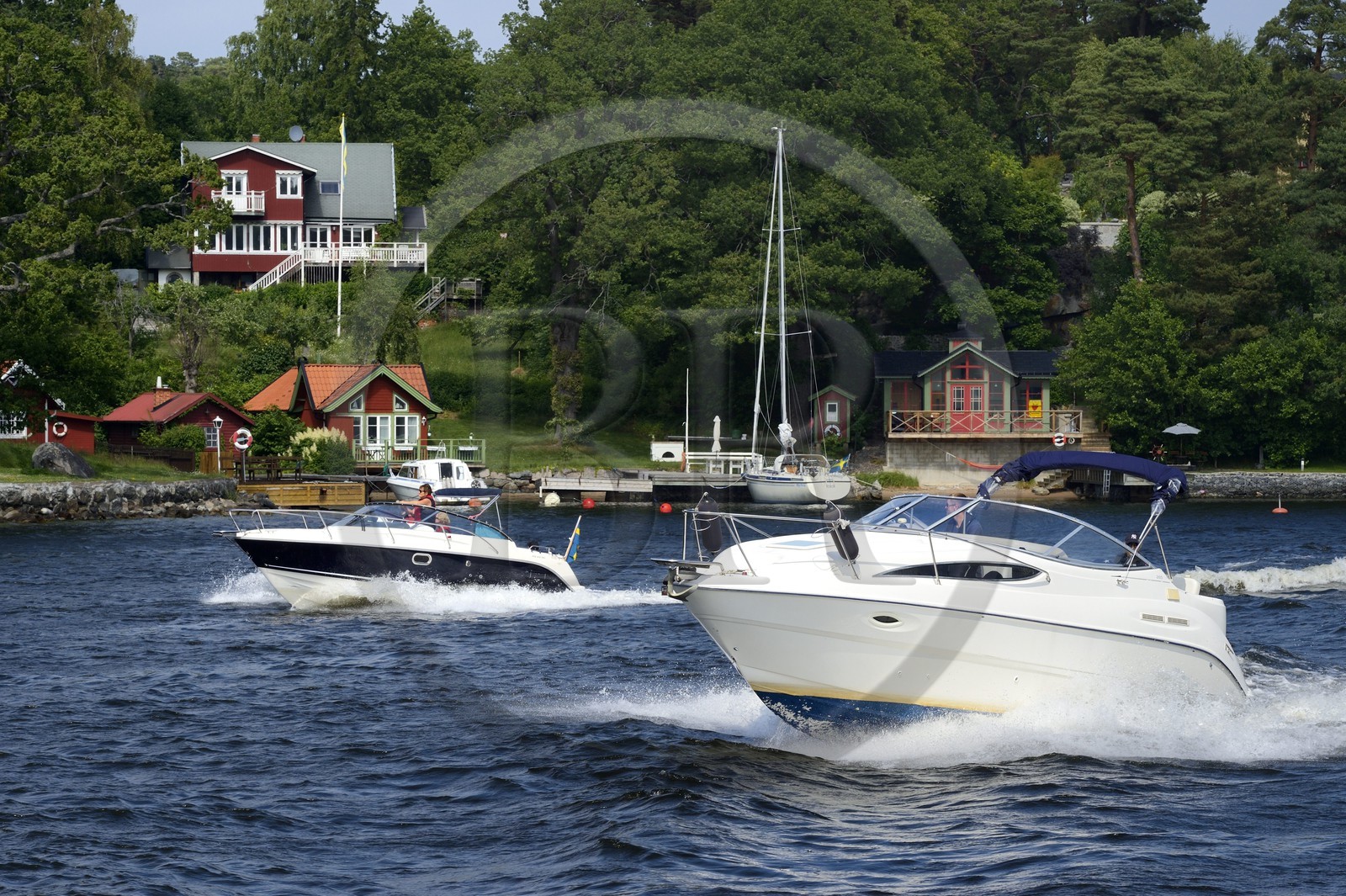 Suède, archipel de Stockholm, Lännerstasundet