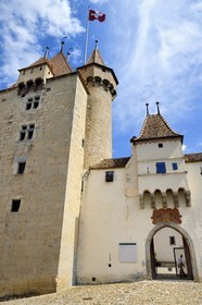 Switzerland, Canton of Vaud, Aigle, the castle houses the Museum of Vine and Wine