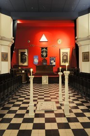 France, Paris (75), Grande Loge de France (GLDF), temple maçonnique