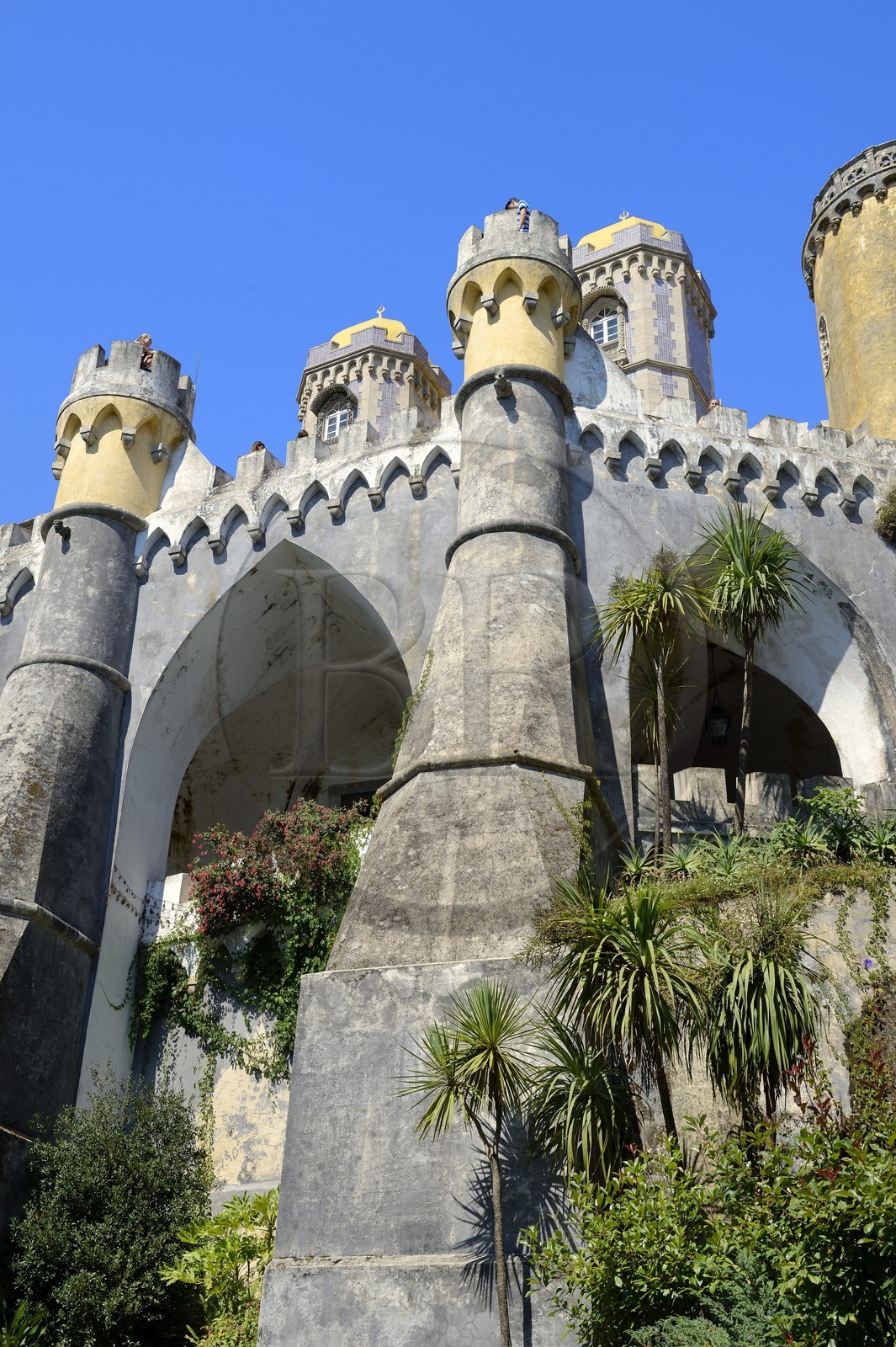 Portugal, région de Lisbonne, Sintra, le Palais national de Pena (Palacio Nacional da Pena), classé Patrimoine Mondial de l'UNESCO