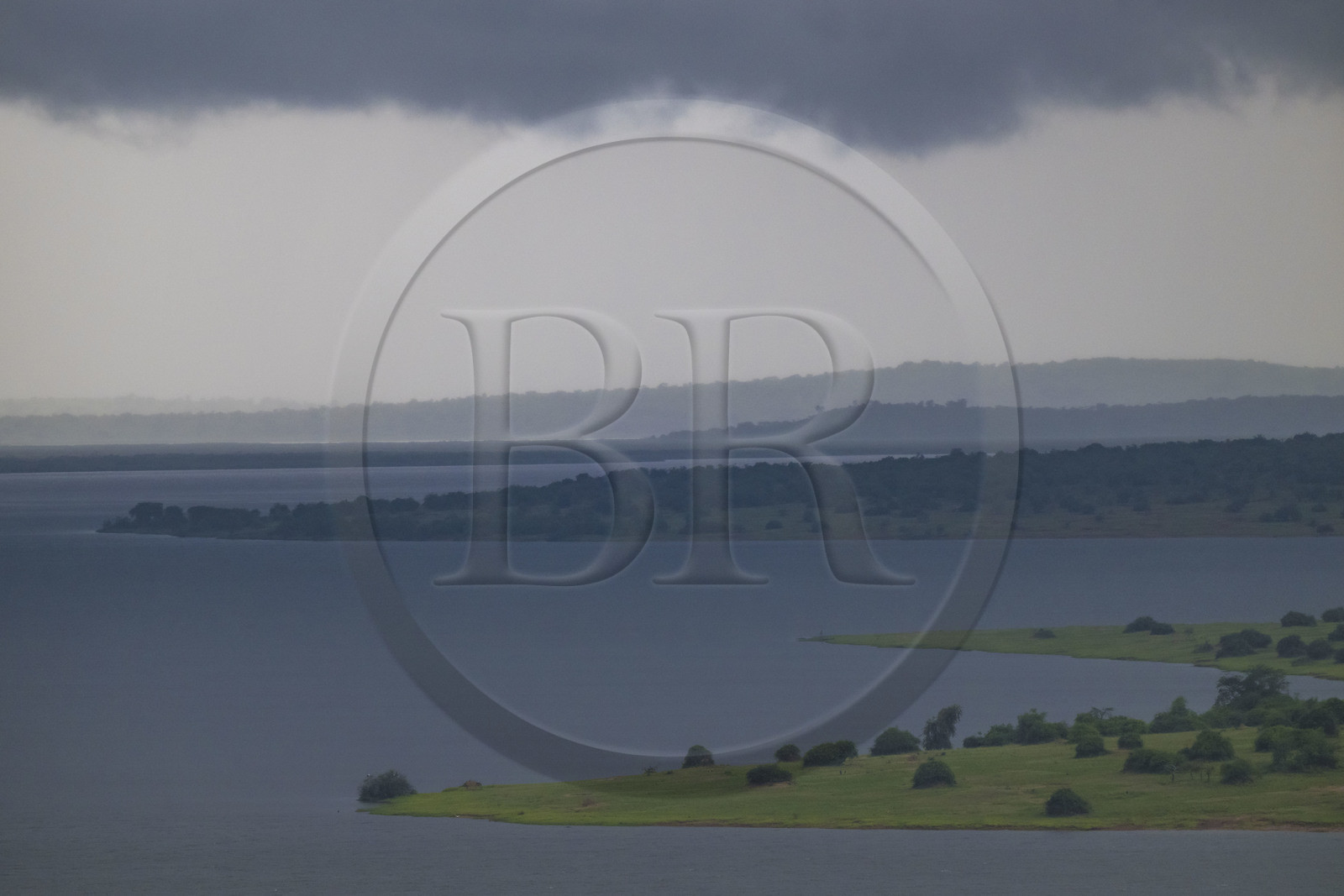 Rwanda, Parc national de l'Akagera, lac Rwanyakizinga