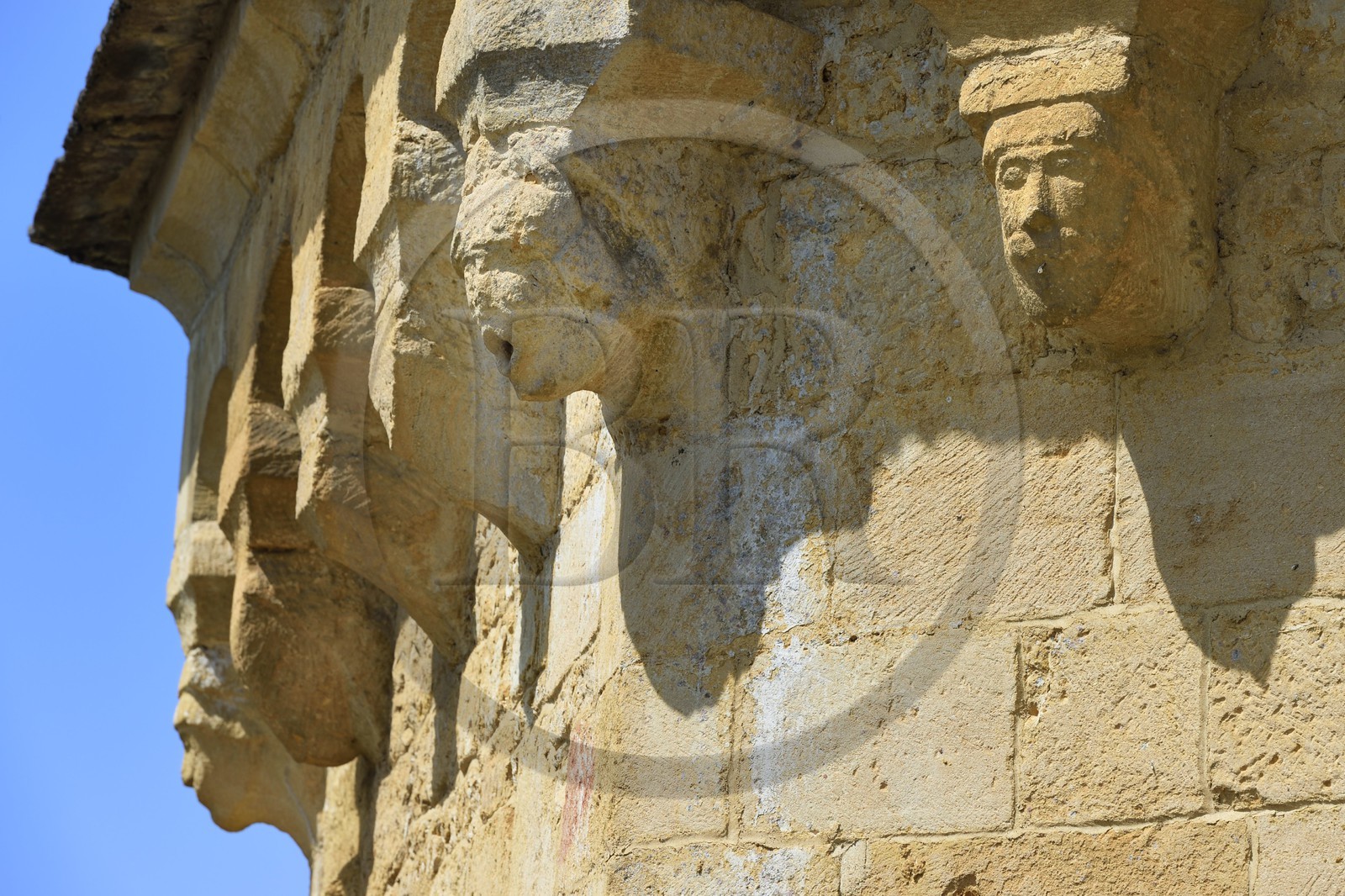 France, Dordogne (24), Périgord Noir, Saint-Geniès, l'église Notre-Dame de l'Assomption