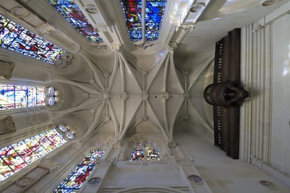 France, Indre et Loire, Chateau de Chenonceau of Renaissance style built between 1513 and 1522, the chapel