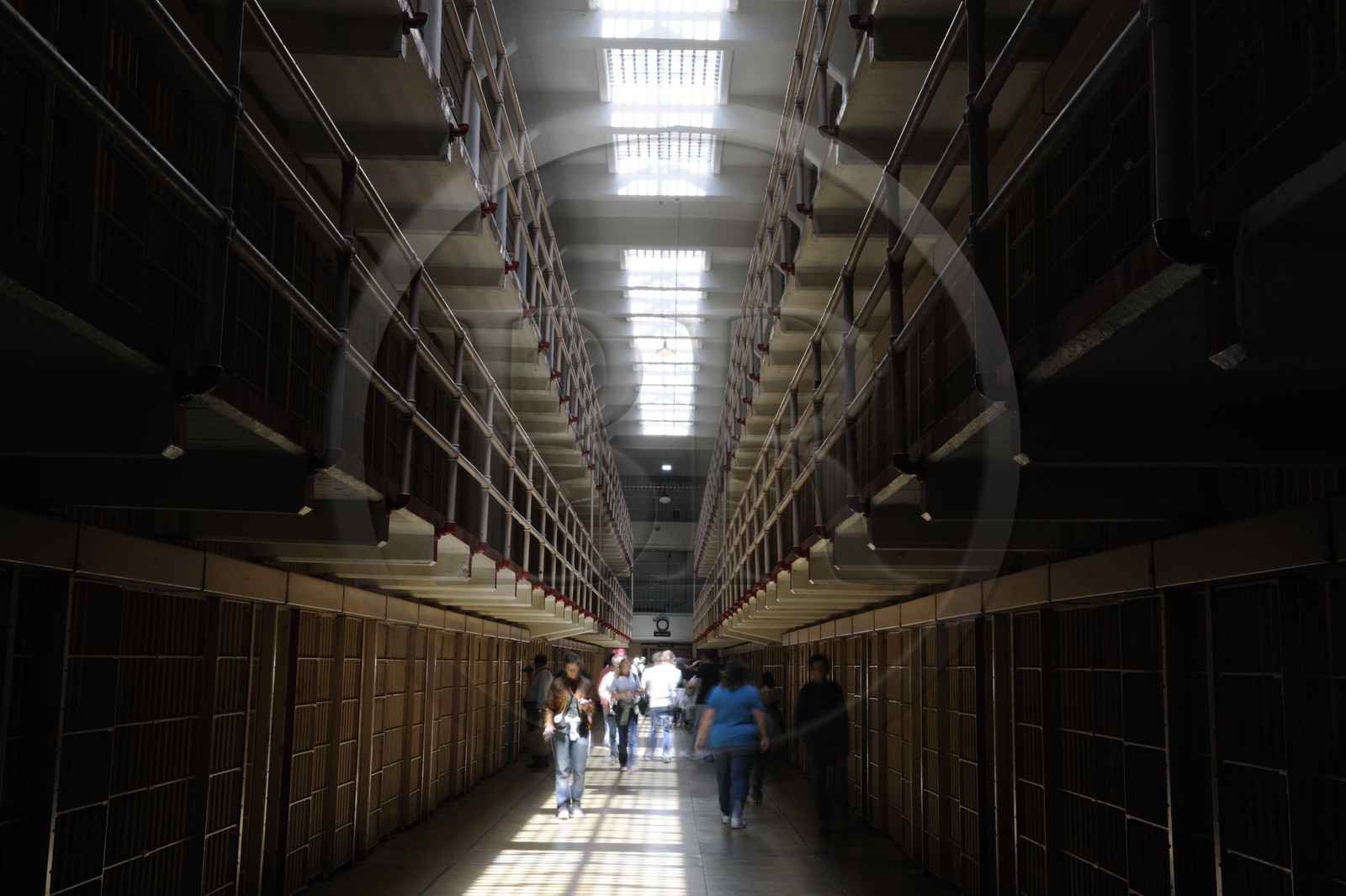 Etats-Unis, Californie, San Francisco, cellules de la prison d'Alcatraz