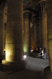 Egypt, Upper Egypt, Nile Valley, Edfu, temple dedicated to Horus God