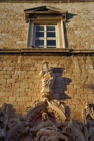 Croatia, Dalmatia, Dalmatian coast, Dubrovnik, Historic Centre listed as World Heritage by UNESCO, the church of the Franciscan monastery (convent)