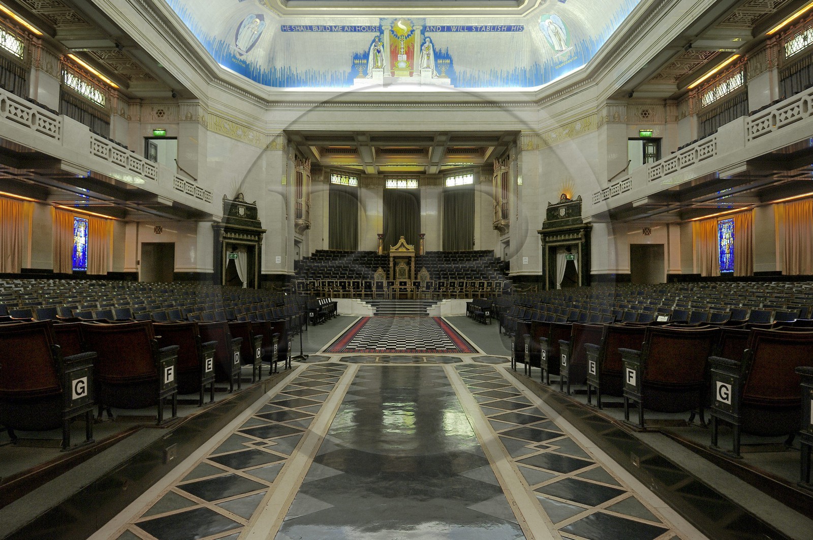 United Kingdom, London, United Grand Lodge of England, the Main Temple