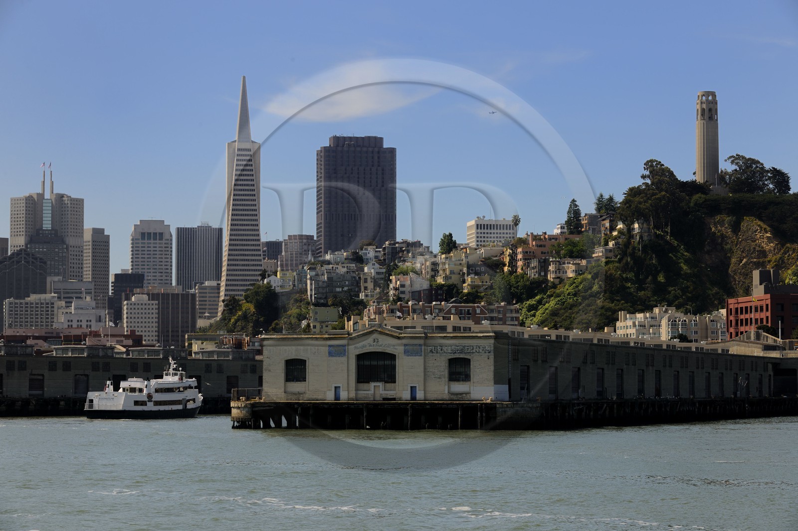 Etats-Unis, Californie, San Francisco, le Transamerica Pyramid Building dans le financial district et le Pier 35