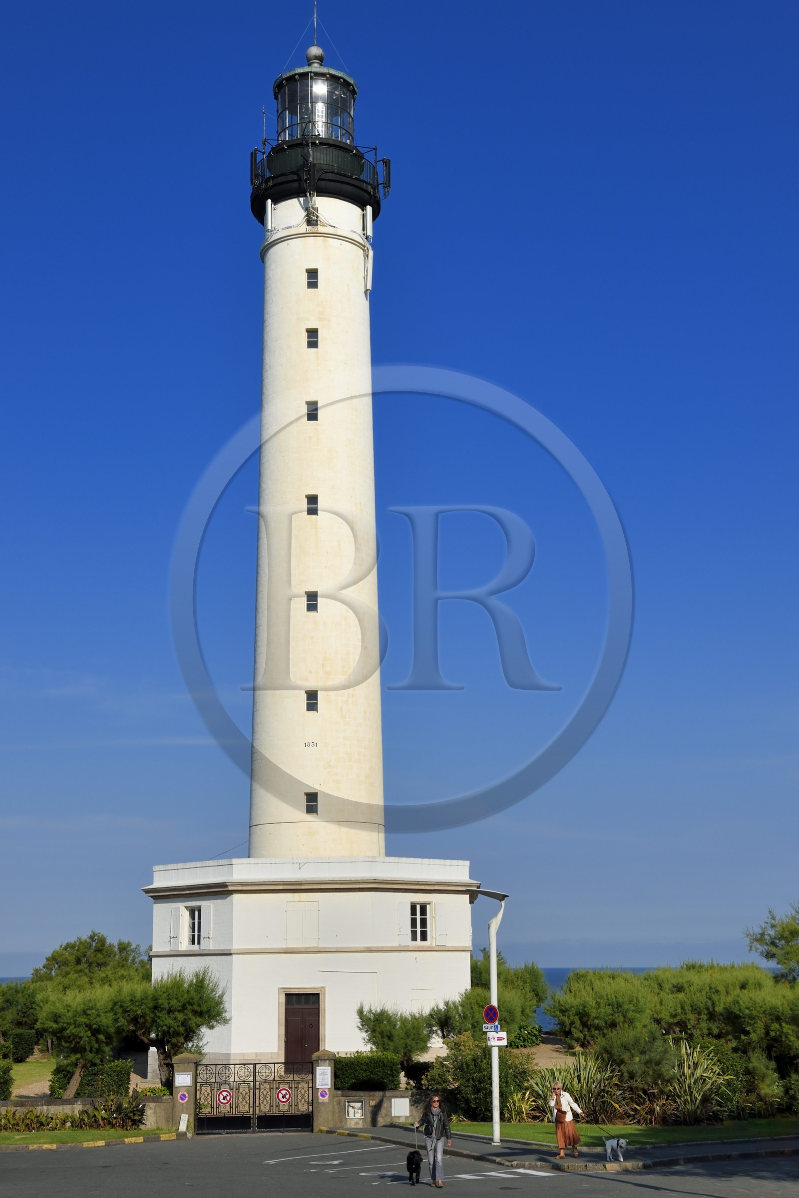 France, Pyrénées-Atlantiques (64), Pays-Basque, Biarritz, le phare à la Pointe Saint-Martin