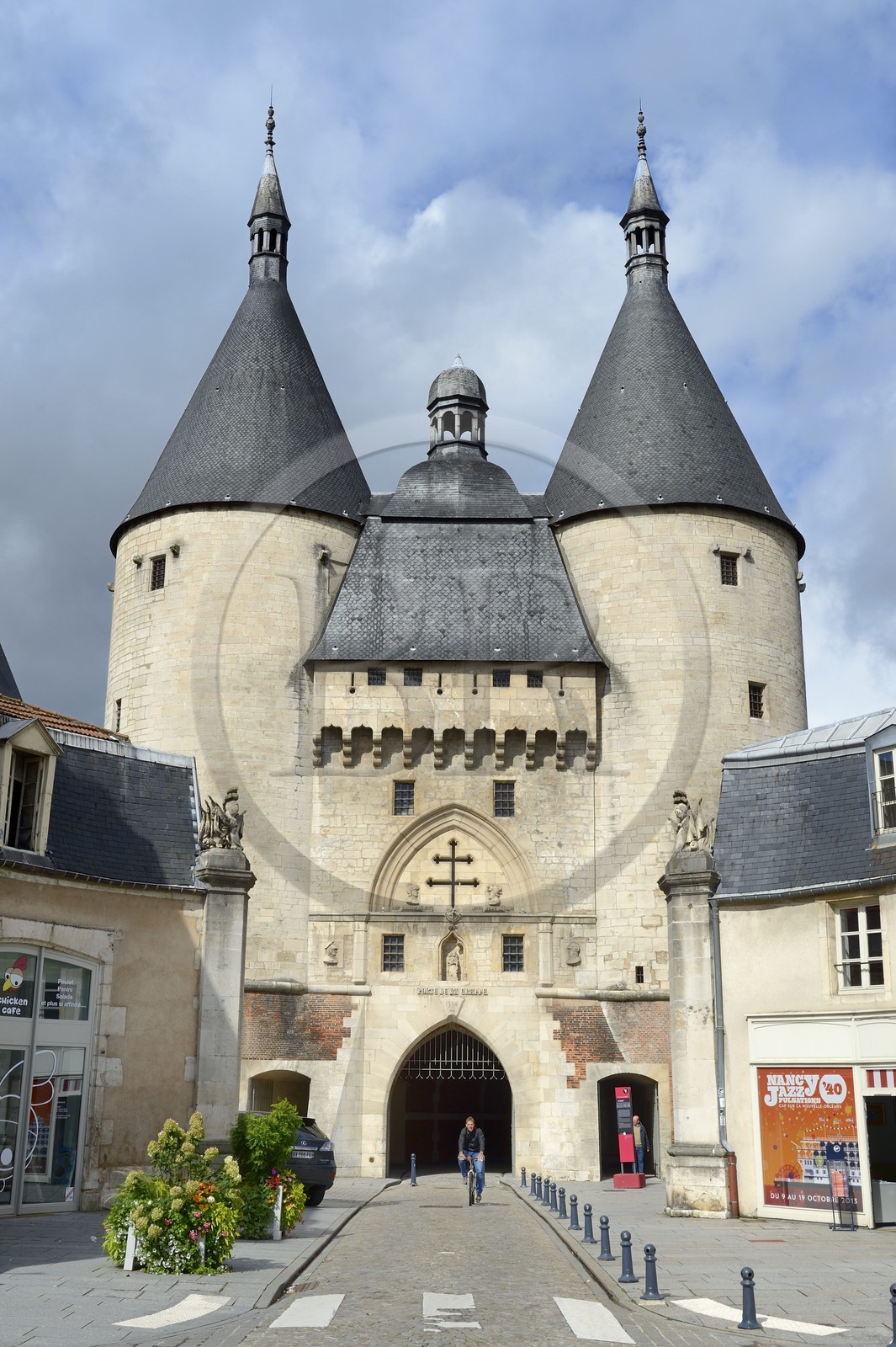 France, Meurthe-et-Moselle (54), Nancy, Porte de la Craffe, vestige des fortifications médiévales