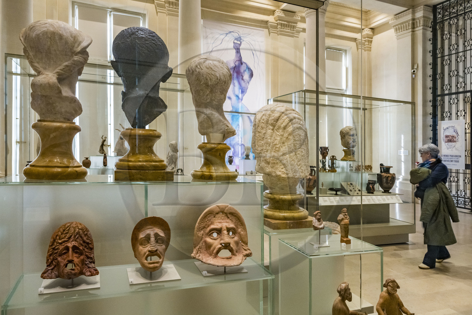 France, Paris (75), Bibliothèque Nationale de France, site Richelieu, la Salle des Colonnes