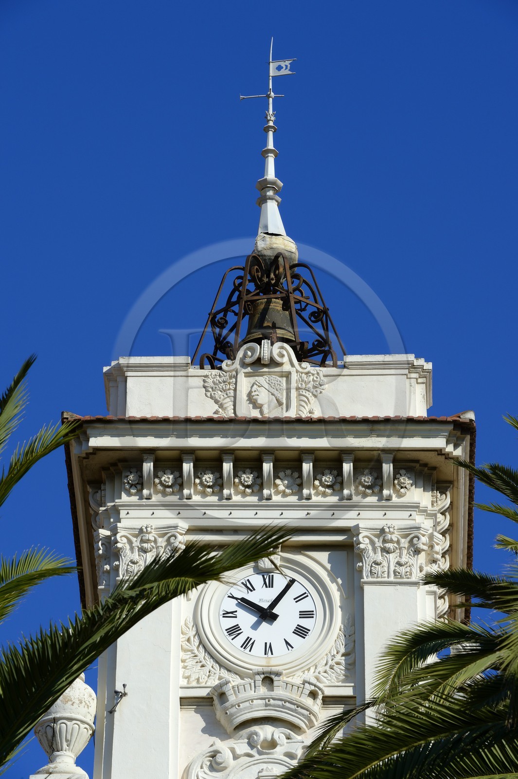 France, Corse-du-Sud (2A), Ajaccio, l’hôtel de ville place Maréchal Foch