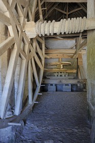 France, Loir et Cher, Chateau de Talcy, pressing shed tricentennial