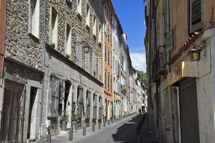 France, Var, Draguignan, Grande Rue also called rue Droite