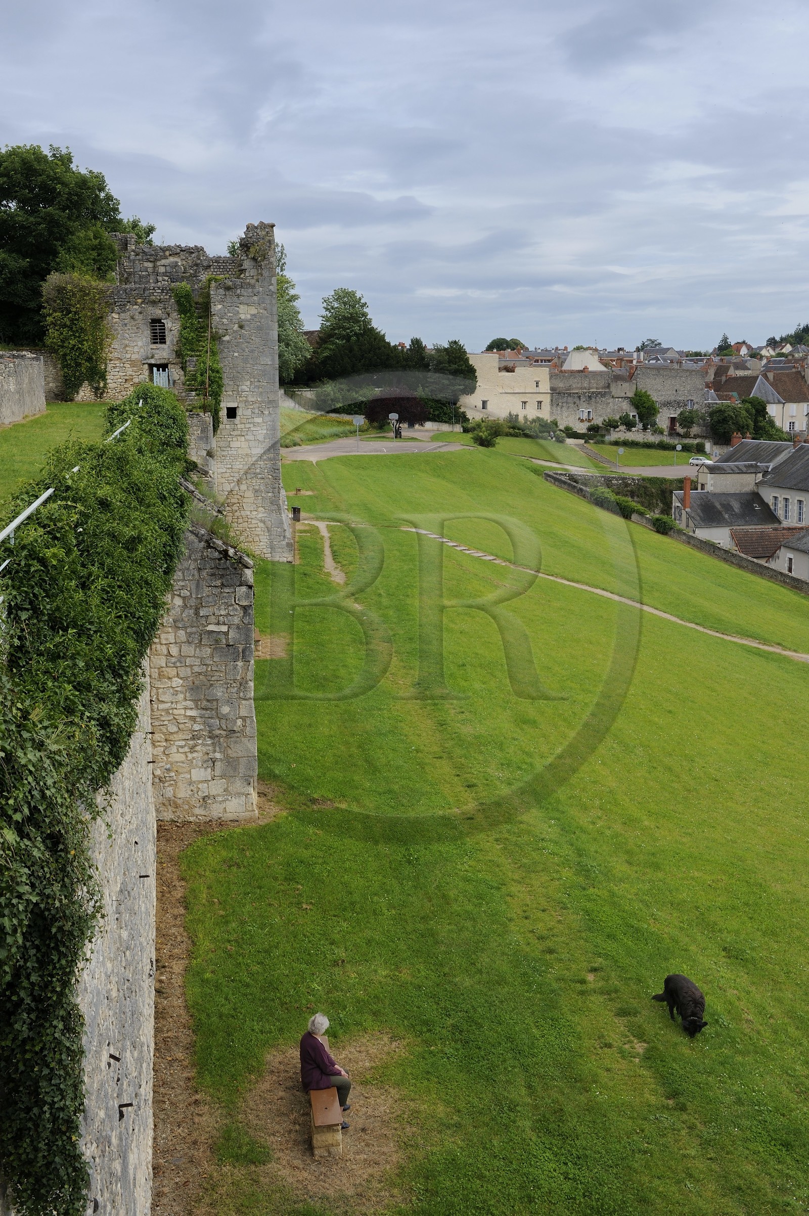 France, Nièvre (58), La Charité-sur-Loire, les remparts