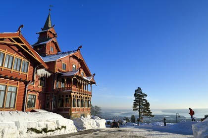 Norvège, Oslo, quartier de Holmenkollen, Hotel Scandic Holmenkollen Park
